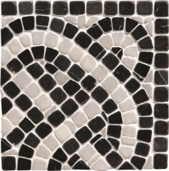 Вставка Athenian Rope Black Corner 10x10 Mosaics Original Style Вставка Athenian Rope Black Corner 10x10 Mosaics Original Style