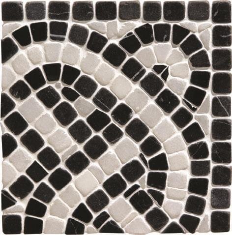 Вставка Athenian Rope Black Corner 10x10 Mosaics Original Style з колекції Mosaics Original Style Вставка Athenian Rope Black Corner 10x10 Mosaics Original Style з колекції Mosaics Original Style