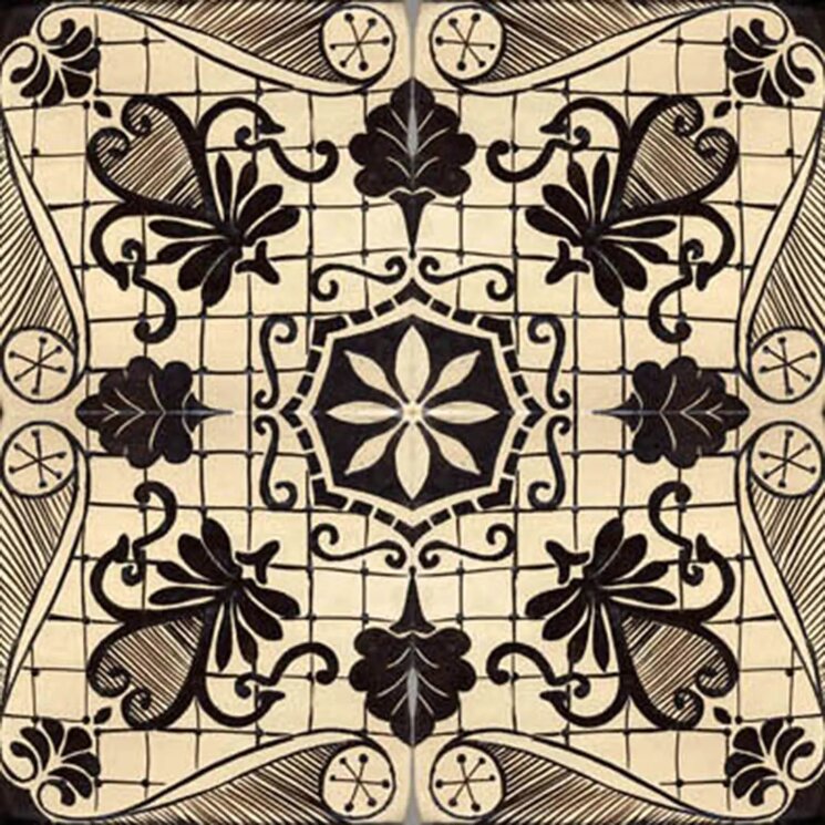 Плитка 20x20 SQ14-n 20 1.9 Nero Lava Le Nid Natura з колекції Natura Le Nid