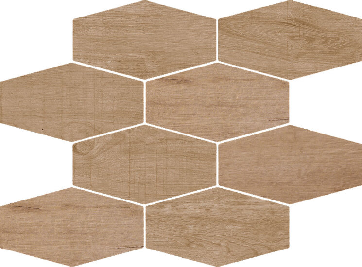 Мозаїка 24x29 Mosaico Nw Walnut - Natural Wood L60 XL90 - HNTM03 з колекції Natural Wood L60 XL90 Herberia