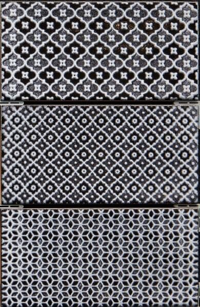 Декор Decor Jewel Pearl Black 7.5x15 Mirage Monopole з колекції Mirage Monopole
