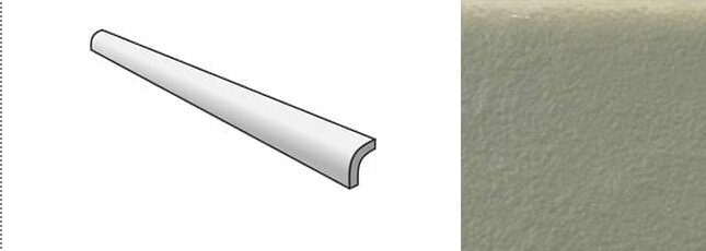 Бордюр 3*15 Pencil Bullnose Amazonia Green 26511 Matelier Equipe з колекції Matelier Equipe