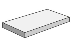 L-елемент (30.2x60.4) CN1GASR Elemento angolare ad L SX - Concrete