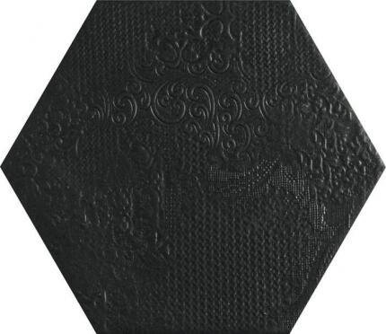 Плитка (25x22) Milano Black Hex 25 - Milano Hex 25 з колекції Milano Hex 25 Codicer 95