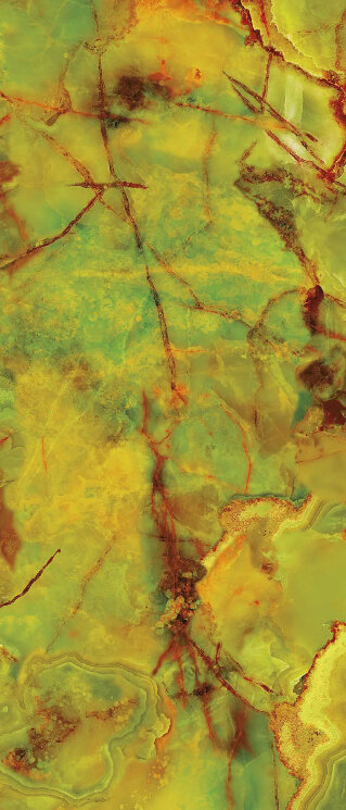 Плитка  - 120x280 Onigem Green C Satin 6 mm Onigem з колекції Onigem Sicis