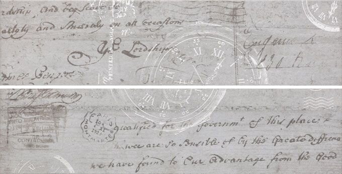 Декор (15x60) GRIS PAROLE з колекції Італійська плитка APE