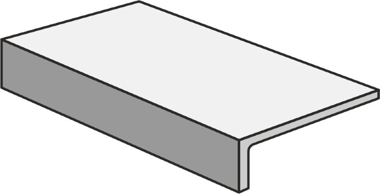 L-елемент (30.1x60.5) Stonewave light elemento a L rettificato 30,1 x 60,5 - Stonewave з колекції Stonewave Unicom Starker