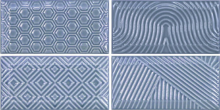 Плитка 7,5x15 Metro Paradise Blue 21284 (0,5 м2/кор) з колекції Metro Equipe