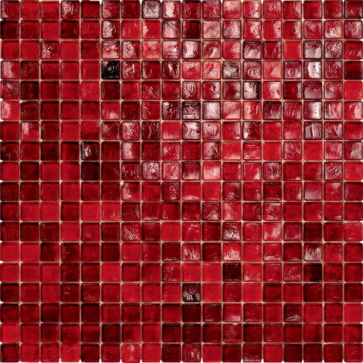 Мозаїка 1,5x1,5 Crimson 40 - Waterglass з колекції Waterglass Sicis