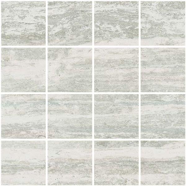 Мозаїка White Mosaico Matte 6 mm 30x30 I Travertini Rex з колекції I Travertini Rex