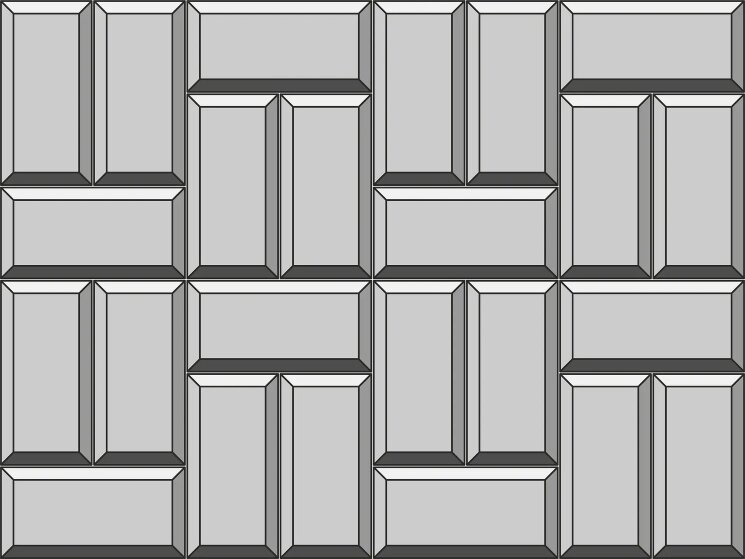 Мозаїка 30x40 WT5120C WtGhiaccio PosaC Vogue Twins з колекції Twins Vogue Мозаїка 30x40 WT5120C WtGhiaccio PosaC Vogue Twins з колекції Twins Vogue