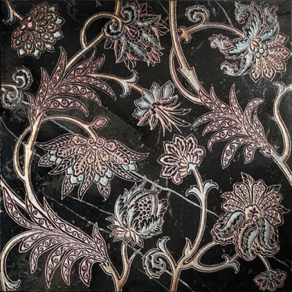 Декор (40x40) Infinito T Nero Marquinia Silver - La Dolce Vita з колекції La Dolce Vita Akros