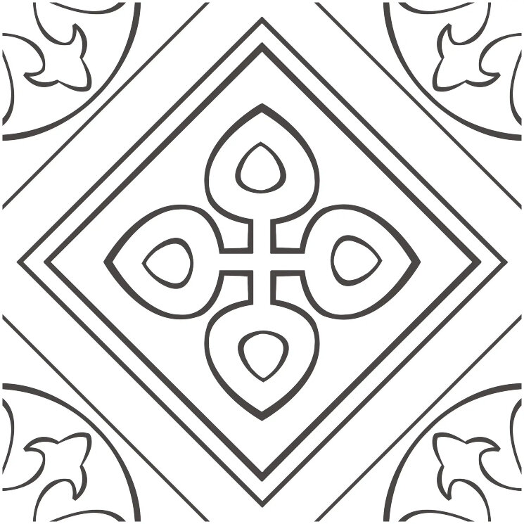 Плитка Classic White - 20x20 00T2001 Twist з колекції Twist Elios