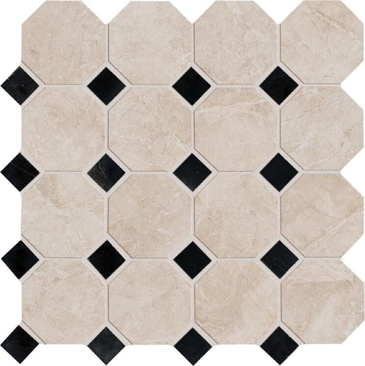Мозаїка Grigio Ottagona 30x30 Villa D Este Vallelunga з колекції Villa D Este Vallelunga