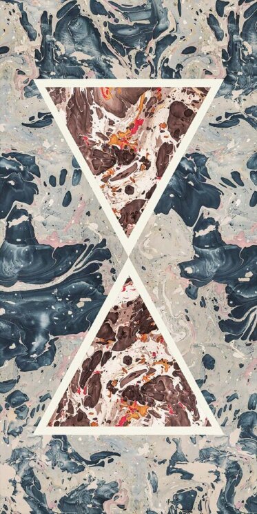 Плитка 120*240 Araldica Triangolo Grigio Glossy 6Mm Rett 763516 Araldica Cedit з колекції Araldica Cedit