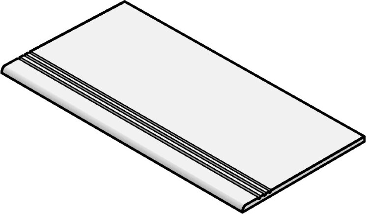 Сходинка 30x60 Hybrid D/Swhite36 Hb1 Asr-Hybrid-B2536HB1D8B з колекції Hybrid Margres