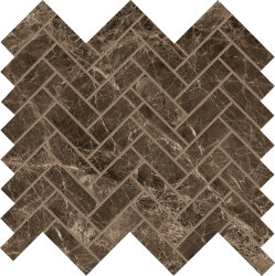Мозаїка 26,6x30,6 Eexn H305 M6 Y Trama Frappuccino Pollock Lappato Lucido - Tele di Marmo