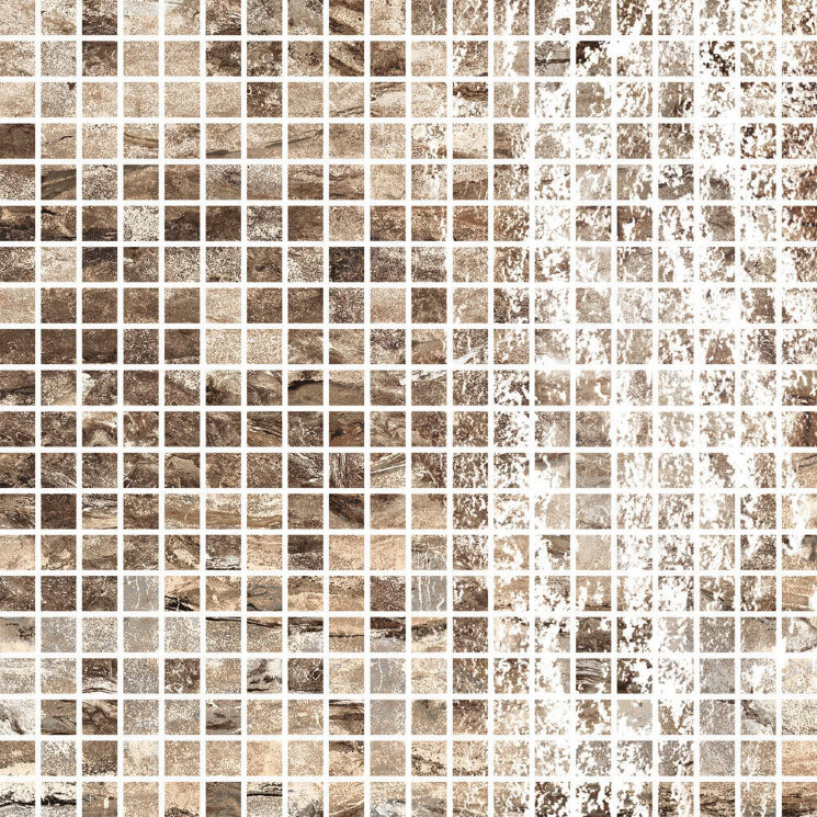 Мозаїка (30x30) 61489 Mosaico 1,5*1,5 Ruggine - Hiros з колекції Hiros Cerdomus