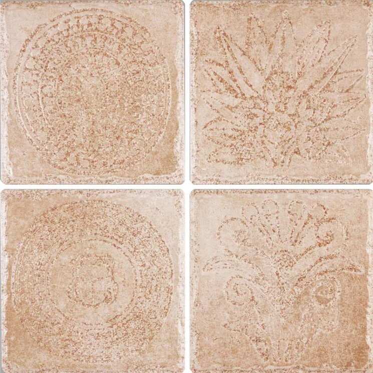 Декор (20x20) 0ZHA1 Br1-4M.white Decoro Br - Kyrah з колекції Kyrah Cerdomus