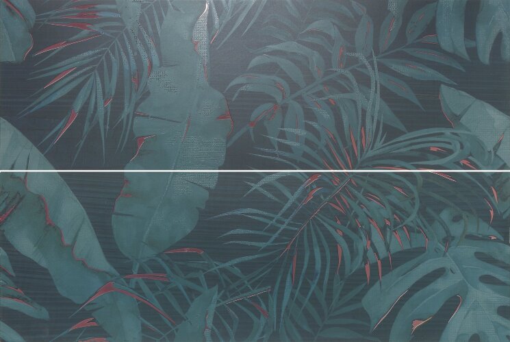 Декор 40x120 Decor Set(2) Lost Paradise Green-Silk-A036286 з колекції Silk Ape Декор 40x120 Decor Set(2) Lost Paradise Green-Silk-A036286 з колекції Silk Ape