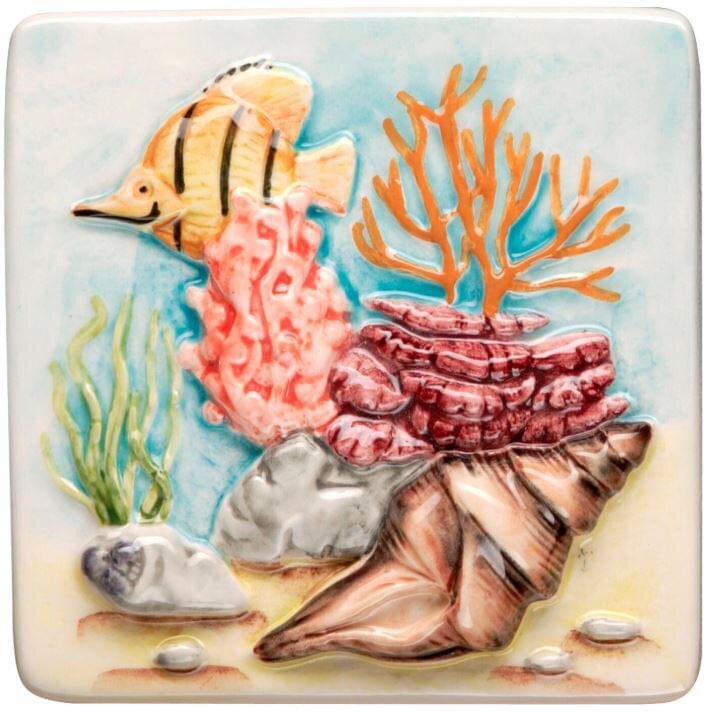 Декор Coral 10x10 La Belle Original Style з колекції La Belle Original Style Декор Coral 10x10 La Belle Original Style з колекції La Belle Original Style