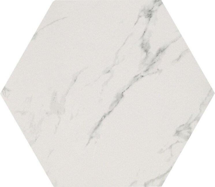 Плитка Esagoni Statuario Grigio Lucido 21.5x25 Marmoker Casalgrande Padana з колекції Marmoker Casalgrande Padana