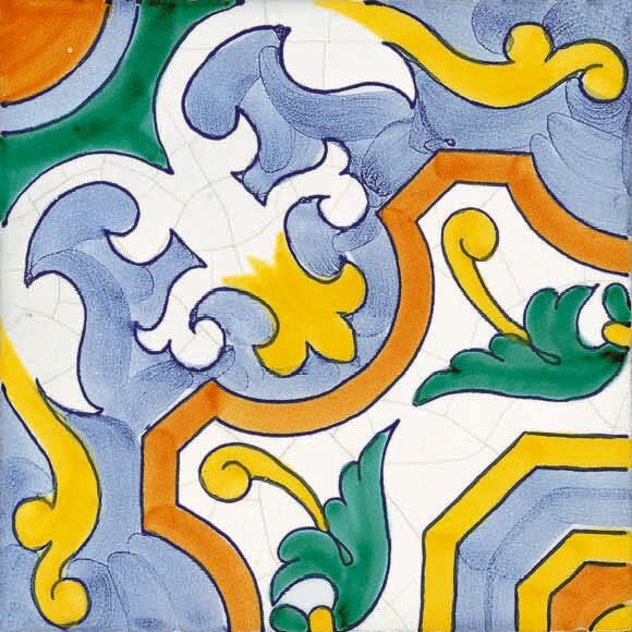 Декор (25x25) Sissi Antichi Decori - Cotto Salernitano з колекції Cotto Salernitano Giovanni De Maio