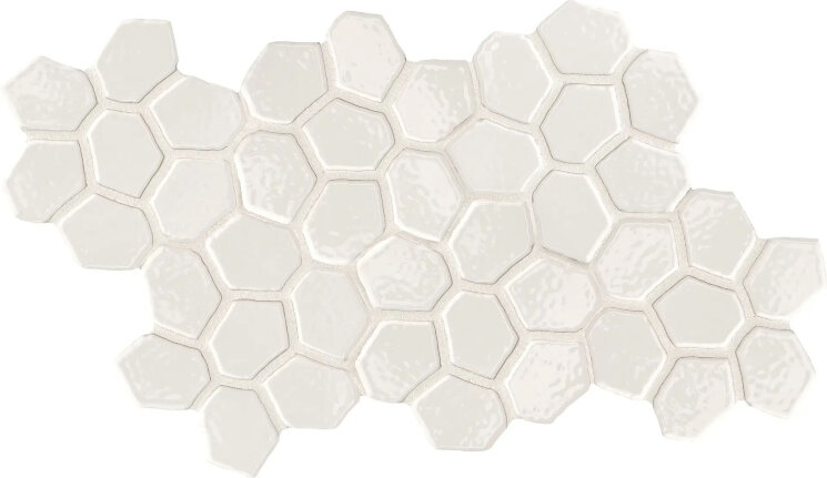 Мозаїка white glossy seed - 23.1x39.9 TYBSG51 Botanica з колекції Botanica Mutina