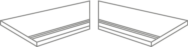 Бортик для басейну 30x60 Nst Bordo Angolo Sx+Dx Light Grey20 Mm - Norgestone - NSTW12K з колекції Norgestone NovaBell