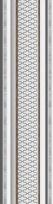 Бордюр Cenefa Classic Blanco 8x30 Garden Heralgi з колекції Garden Heralgi