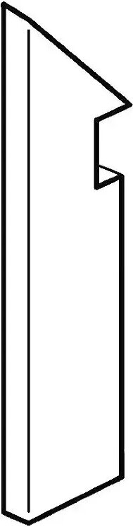 Сходинка Roma Stone 80 Carrara Delicato Batt Sag Sx Mr 10 - 7.2x30 fRD0 Roma Stone з колекції Roma Stone FAP