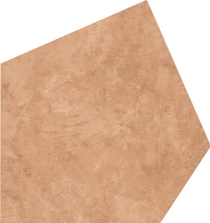 Плитка 9AROMCINNLARPENSOF_Aromas Cinnamon Soft Large Pentagon 9mm Gigacer з колекції Aromas  Gigacer