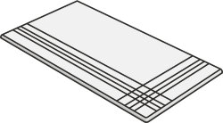 Кутова сходинка 30x60 Lara Pelda?o Angular Canto Romo Natural-Lara