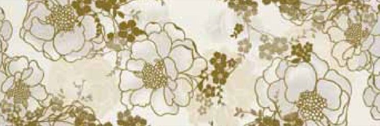 Декор (25x75) FRESIA DECORO DORE з колекції Petali Supergres Декор (25x75) FRESIA DECORO DORE з колекції Petali Supergres