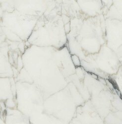 Плитка 80x80 Les Bijoux Calacatta Altissimo Blanc Glossy - Les Bijoux de Rex - 766365