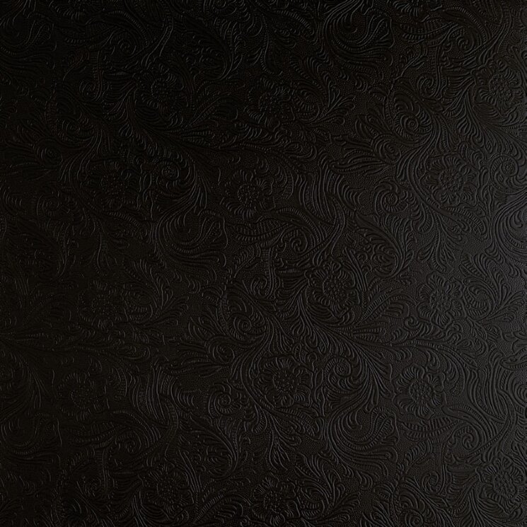 Плитка (60x60) C6060NEDA Nero Damasco/Leather+Tile - Leather Surfaces з колекції Leather Surfaces Nextep