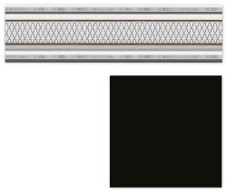 Бордюр Cenefa Classic Negro 8x30 Garden Heralgi