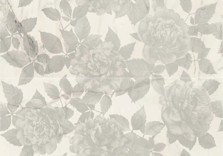 Декор 80x120 M93L Allmarble Wall Statuario Satin Decoro Rose Marazzi Allmarble Wall з колекції Allmarble Wall Marazzi