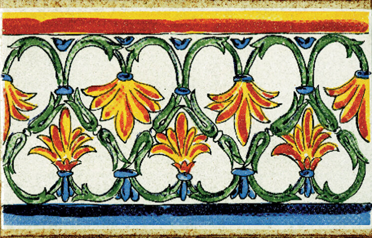 Декор (16x25) FRONTAL PUEBLA PORC. 16 x 25 - Terracota з колекції Terracota Natucer
