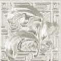Вставка Girospecchio Foglia White 7x7 Palace Gold Versace з колекції Palace Gold Versace