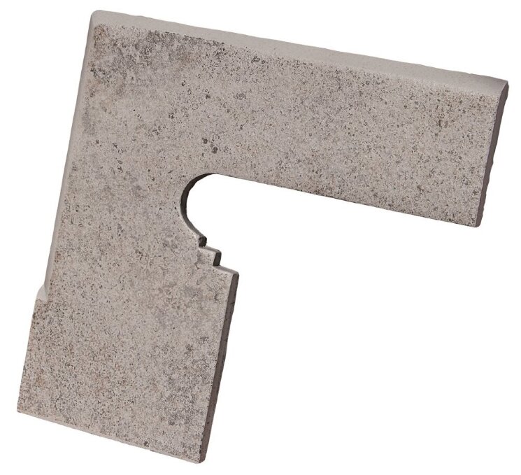 Плінтус Угловой Левый 27x28,8 Zanquon Fiorentino Volcano Fuji Izdo 151962 з колекції Volcano Gresmanc Плінтус Угловой Левый 27x28,8 Zanquon Fiorentino Volcano Fuji Izdo 151962 з колекції Volcano Gresmanc