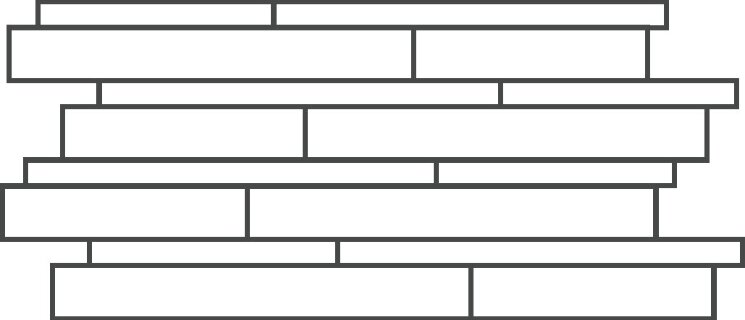 Декор 30x60 Muretto W. Bianco - Wals Stones - CWL1MU з колекції Wals Stones Castelvetro