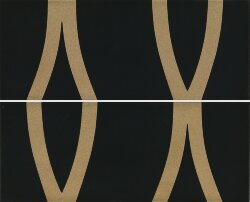 Декор 40x50 Ins. Dna Black A+B - Lineup - PLUD25