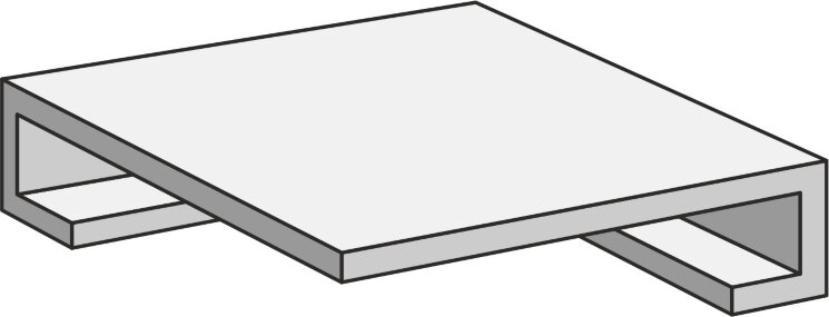 Кутова сходинка 30x30 Tortor. Gr. An. Grip - Le Malte - 8966 з колекції Le Malte Unicom Starker