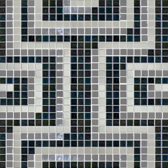 Мозаїка Inca Black 62.2x62.2 Deco Patterns Onix Mosaico з колекції Deco Patterns Onix Mosaico