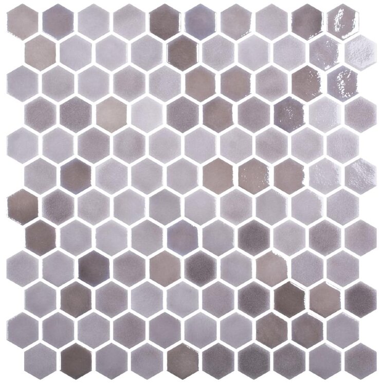 Мозаїка Taupe 30.1x29 Hexagon Blends Onix Mosaico з колекції Hexagon Blends Onix Mosaico