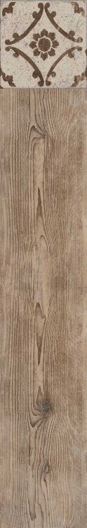 Плитка 21x120,5 Decoro Maioliche Nut - Sequoia Century - 0822B62 - 2 з колекції Sequoia Century Elios
