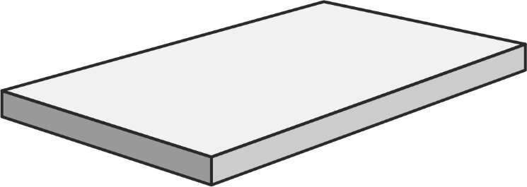 Кутова сходинка 33x80 Angolare Destro Grey Nat - Stoneplus - ADCRSG з колекції Stoneplus Brennero