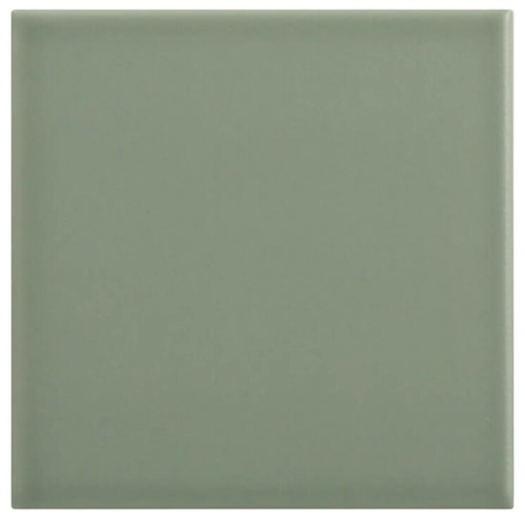 Плитка 10x10 Azulejo Liso Mate Verde caqui Complementto 10х10 з колекції 10x10 Complementto