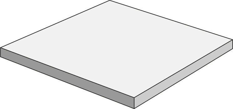 Кутова сходинка HME 10 Rett L SX - 33x33 G3ME10RGS Marble Edition з колекції Marble Edition Del Conca